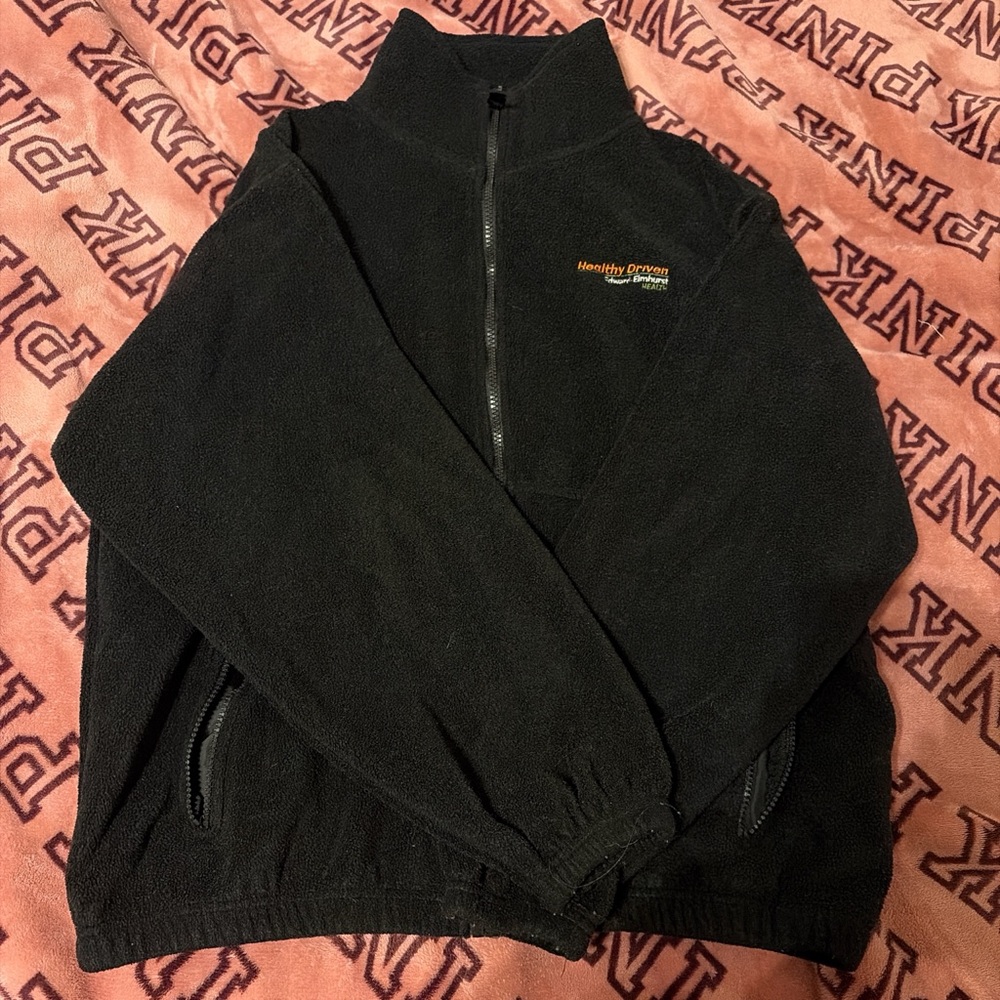 Men's Black Fleece Sweater